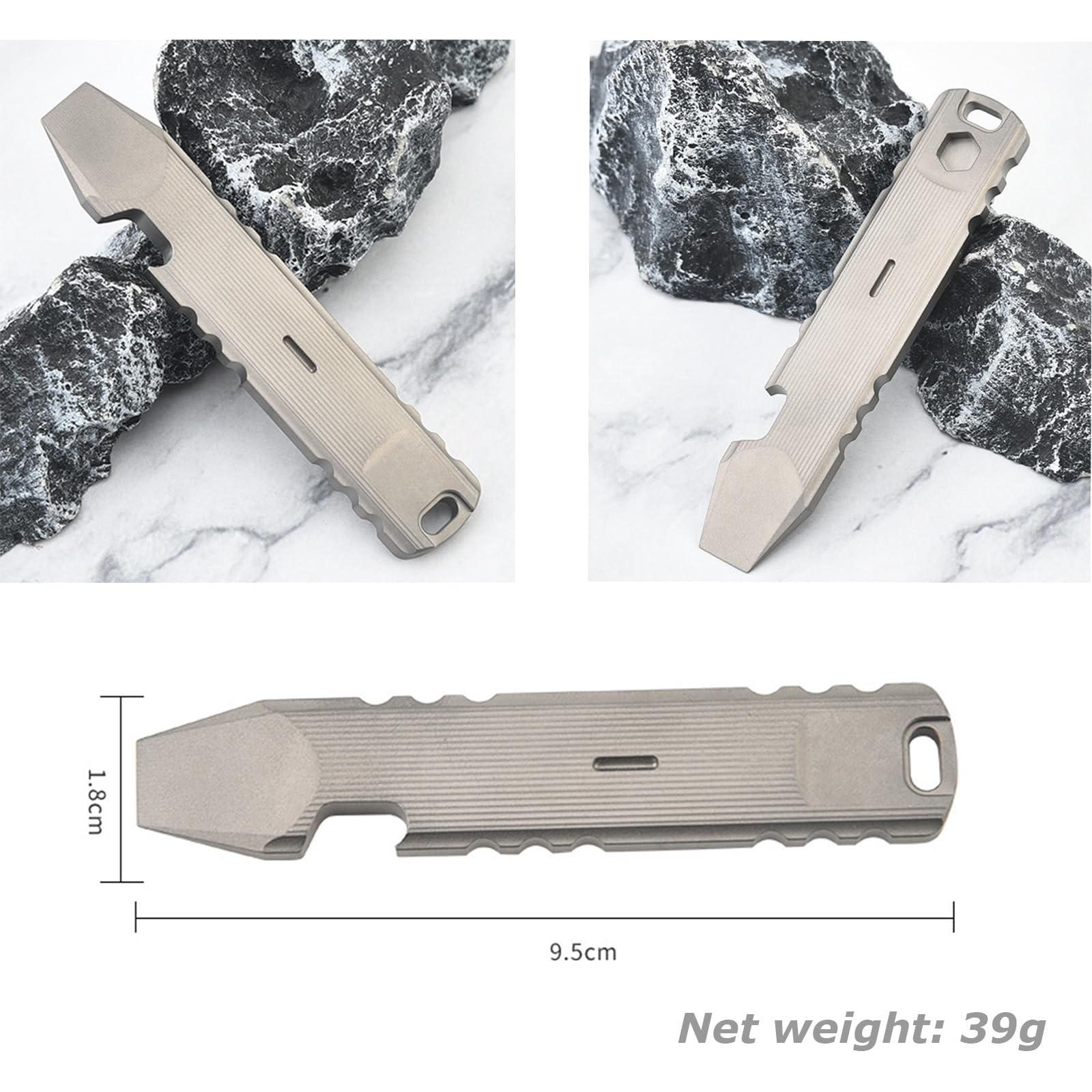 Amazon.co.jp: Hamans(ハマンズ) チタン EDC プライバー 栓抜き レンチ